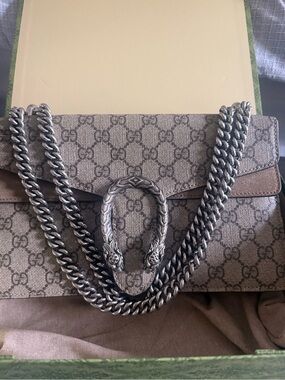 Dionysus Bag GG Coated Canvas Medium shoulder bag